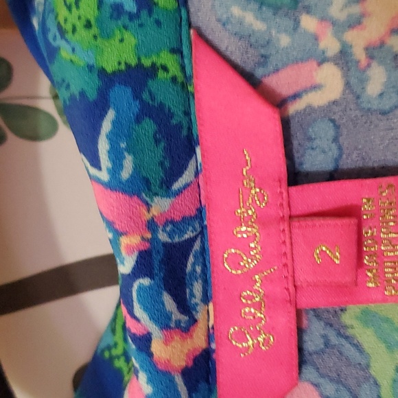 Lilly Pulitzer Eilenne Dress in Serenade in Shade - Picture 3 of 4